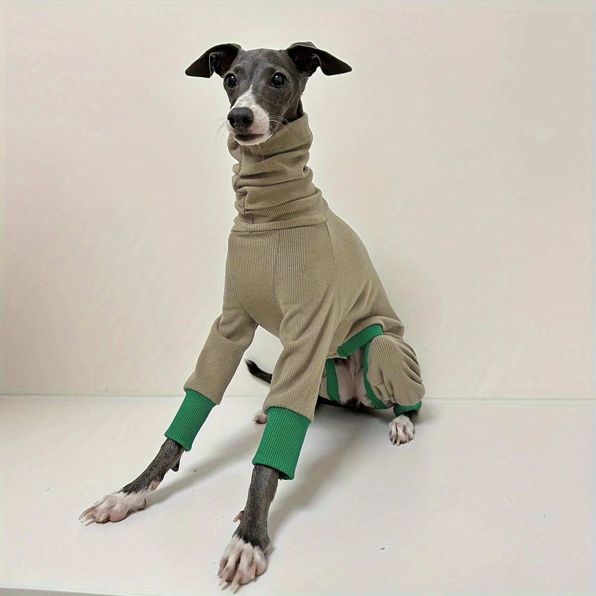 Jaqueta de Fleece para Cães com Quatro Patas e Gola Alta - Imagem 3