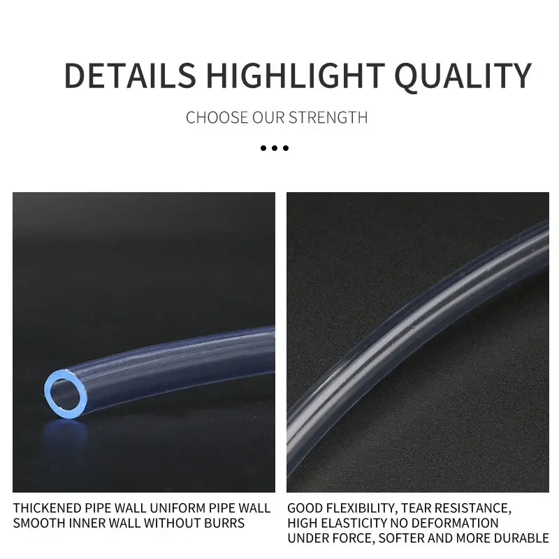Tubo para CO2 de Aquário Plantado DIY 2m Transparente de 6mm - Imagem 5