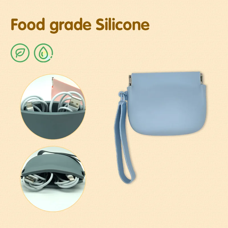 Bolsa de Silicone para Petiscos de Cães e Gatos com Dobradiça Interna - Imagem 5