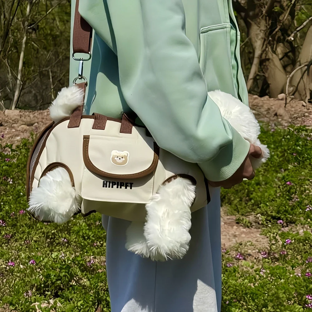 Mochila para Cães Pequenos e Médios com Alça Acolchoada - Imagem 2