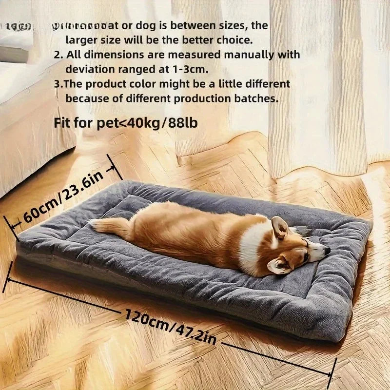 Cama Sofá de Pelúcia para Cães Grandes e Pequenos, Poliéster - Image 4