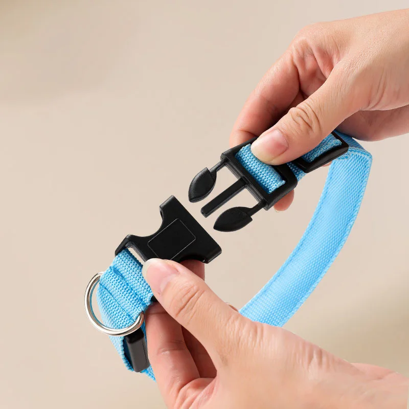 Coleira LED para Cães Recarregável USB com Luzes Piscantes Ajustáveis - Imagem 5