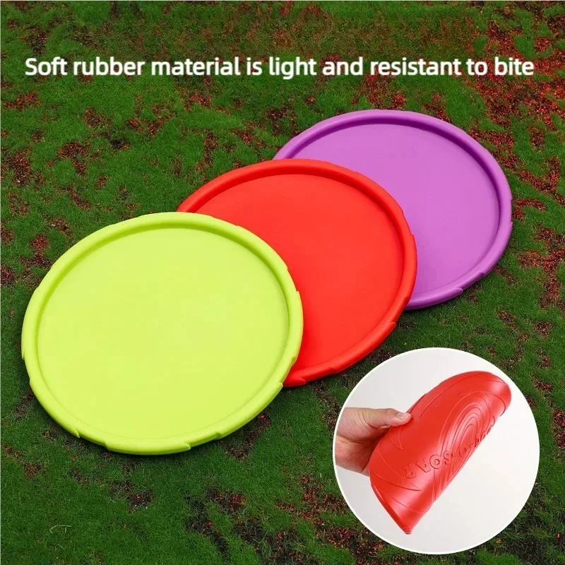Disco Voador para Cães de Silicone Macio e Resistente a Mordidas - Imagem 4