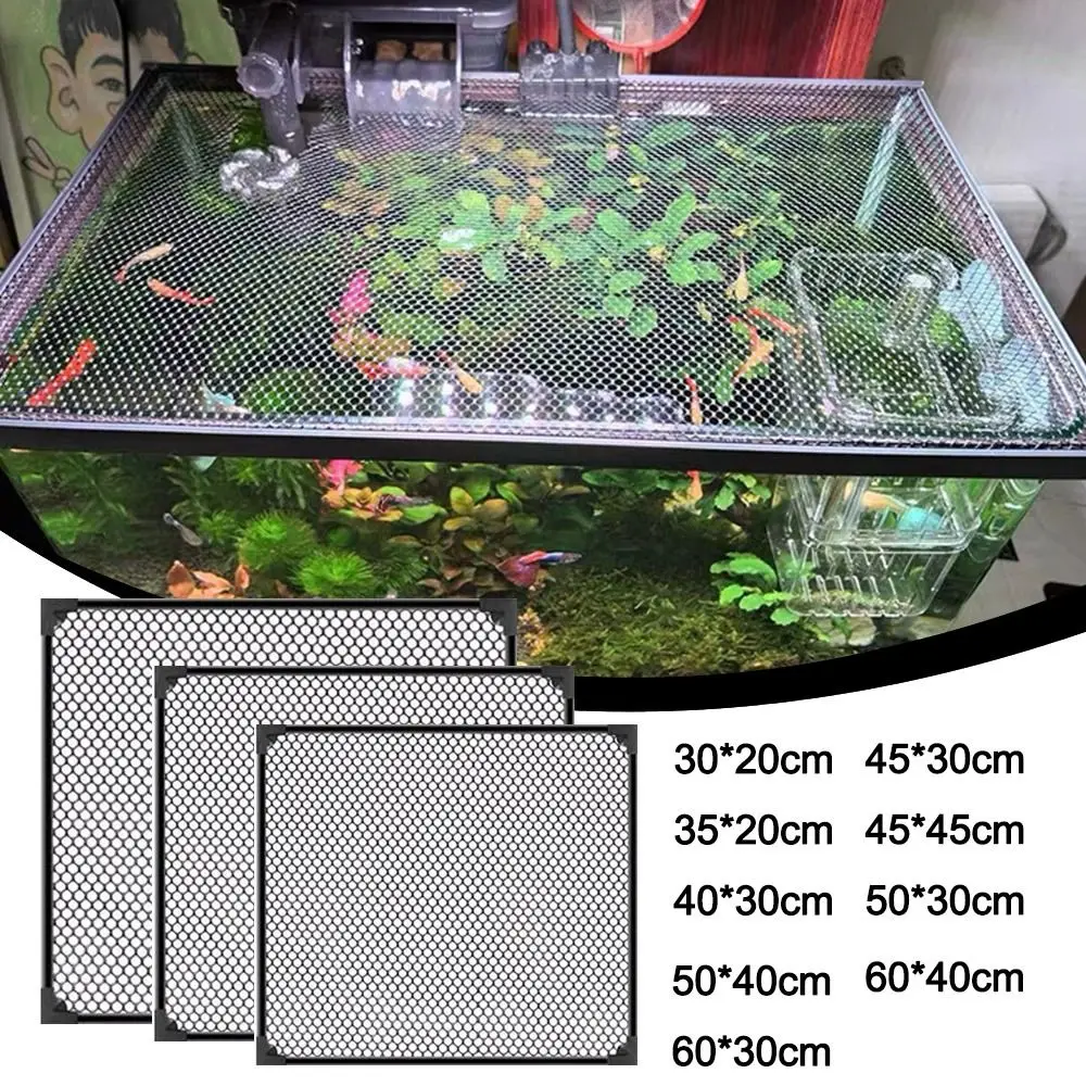 Tampa de Malha Magnética para Aquário 30x20 cm com Instalação Fácil DIY - Imagem 2