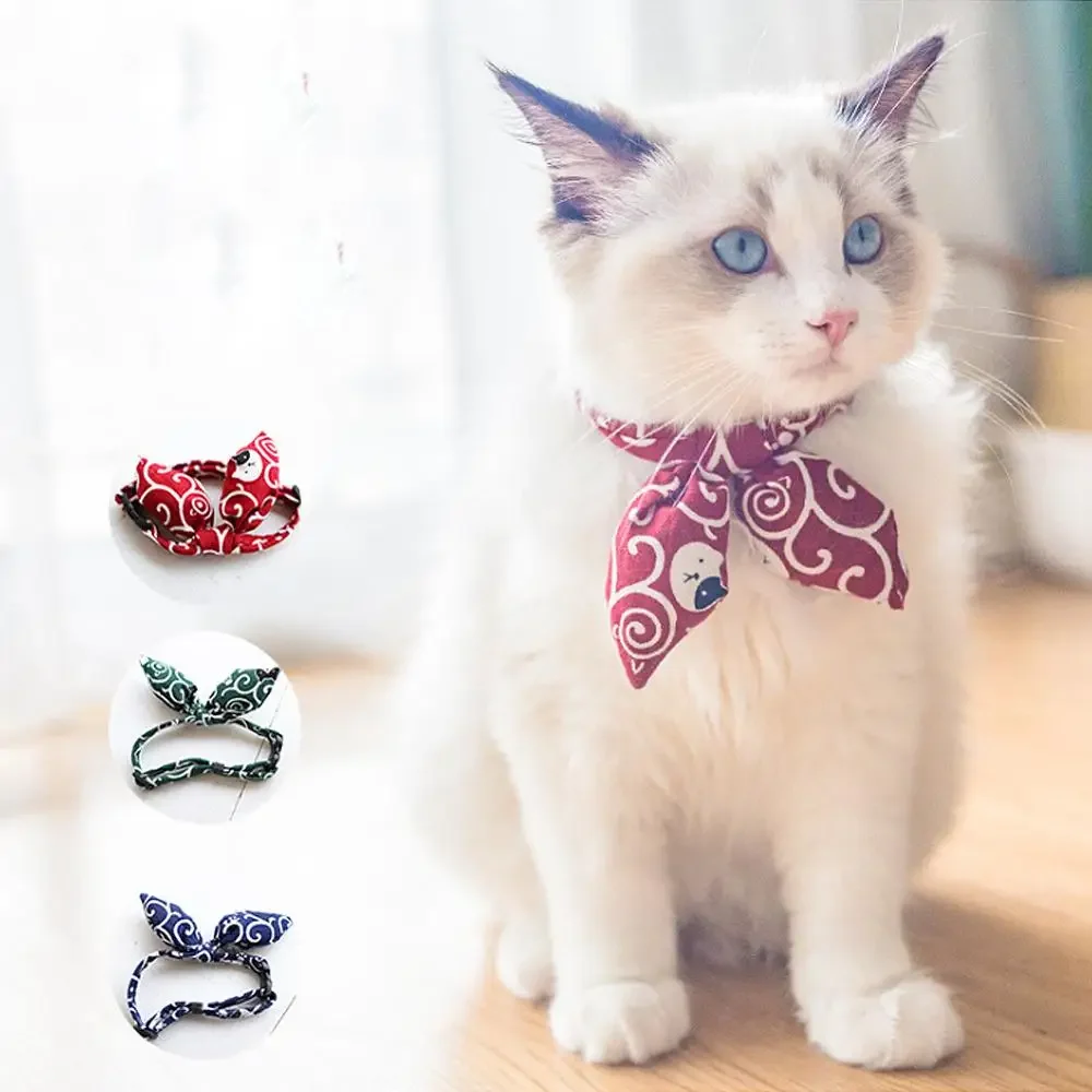 bandana ajustável para cães e gatos