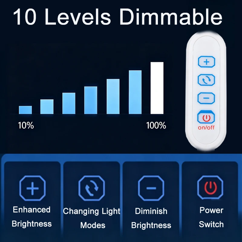 Lâmpada LED Submersível para Aquário RGB com Ventosas - Imagem 2