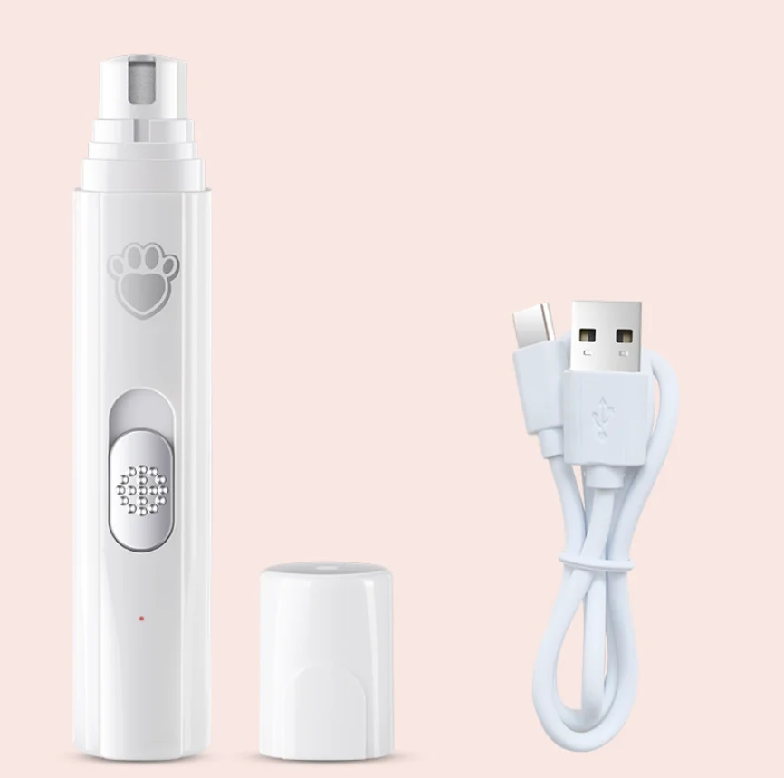 Lixadeira de Unhas para Cães e Gatos USB Recarregável 2 Velocidades - Imagem 2