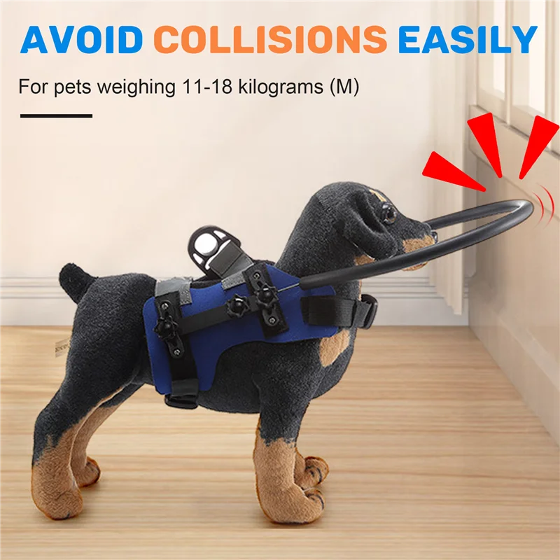 arnês de halo para cães cegos