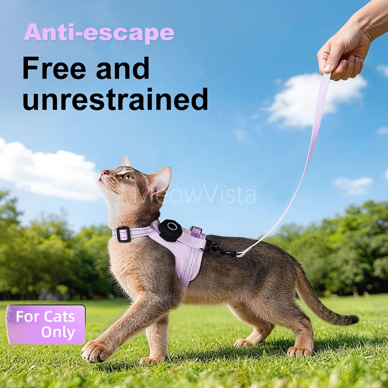 Coleira Anti-Fuga para Gatos com Suporte para AirTag Refletiva - Image 3