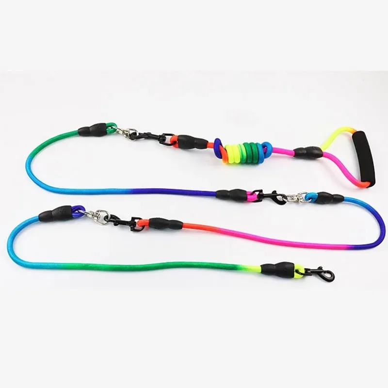 Trela Nylon Arco-Íris para Cães e Gatos Removível - Imagem 3