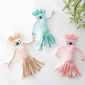 brinquedo para cães boneca de nó trançado