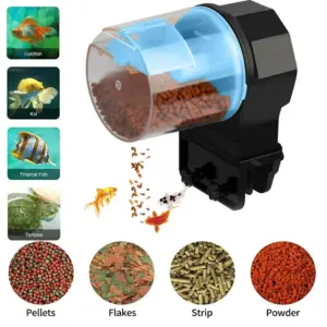 alimentador automático para aquário com temporizador