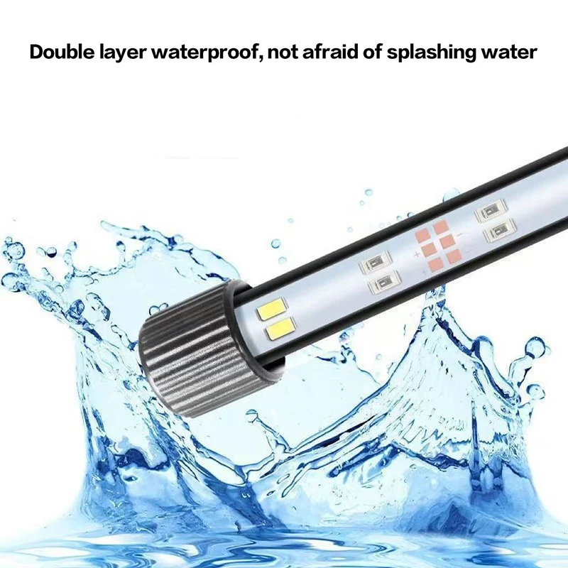 Luz LED para Aquário USB 17-47cm Submersível com Bivolt - Imagem 3