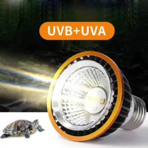 lâmpada LED UVA UVB para répteis