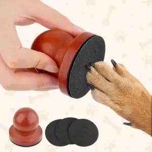 lixa manual para cães em madeira