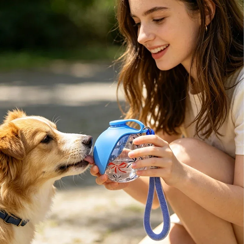 garrafa de água para cães pequenos portátil