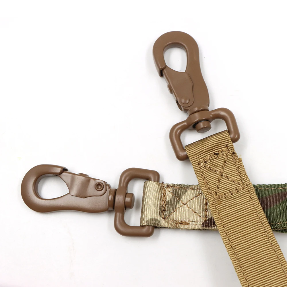 Trela Elástica Tática para Cães de Nylon com 2 Alças de Controle - Imagem 3