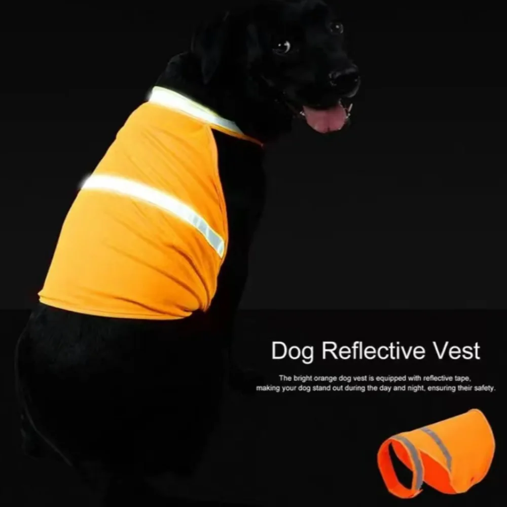 Colete de Segurança para Cães Ajustável com Faixas Refletivas - Imagem 4
