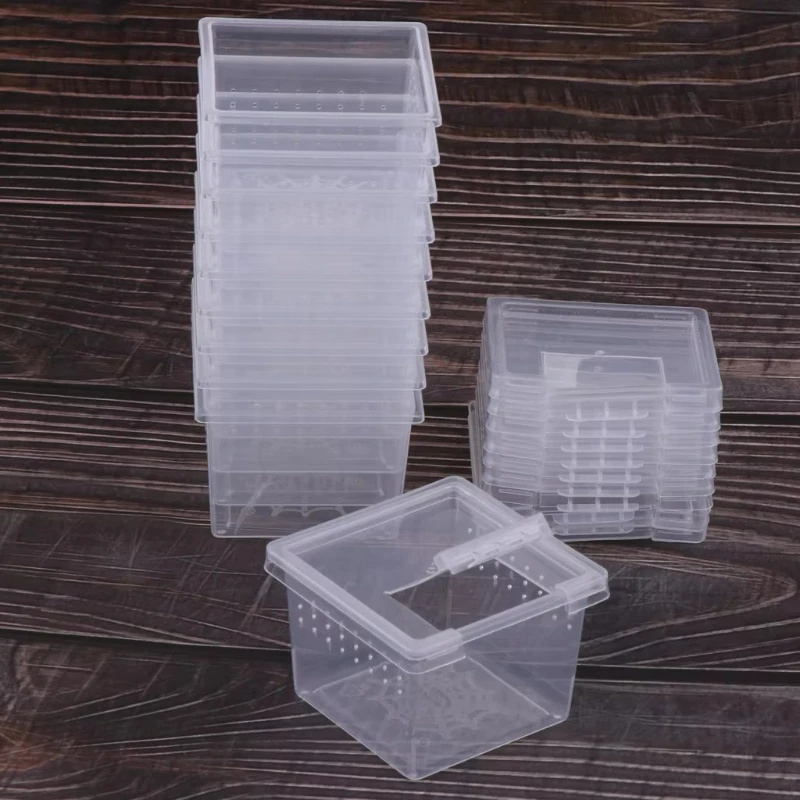 Caixa de Criação para Répteis Transparente 15x10x6,5cm - Imagem 5