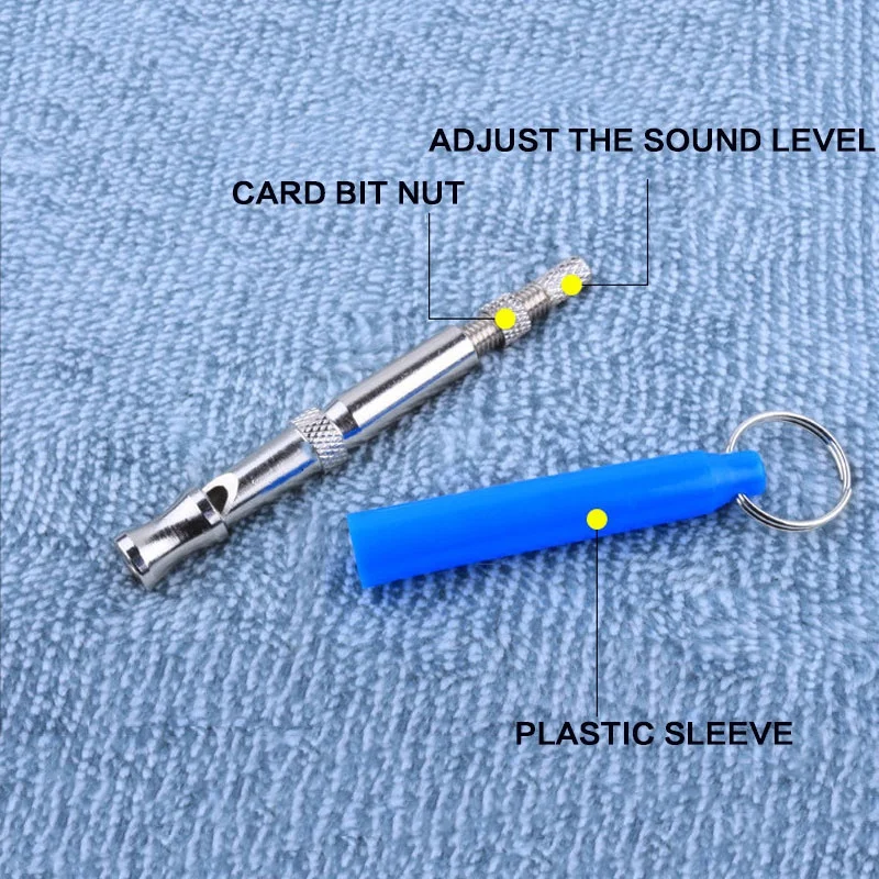 Apito para Cães de Metal 80 mm com Argola para Chaveiro - Imagem 5