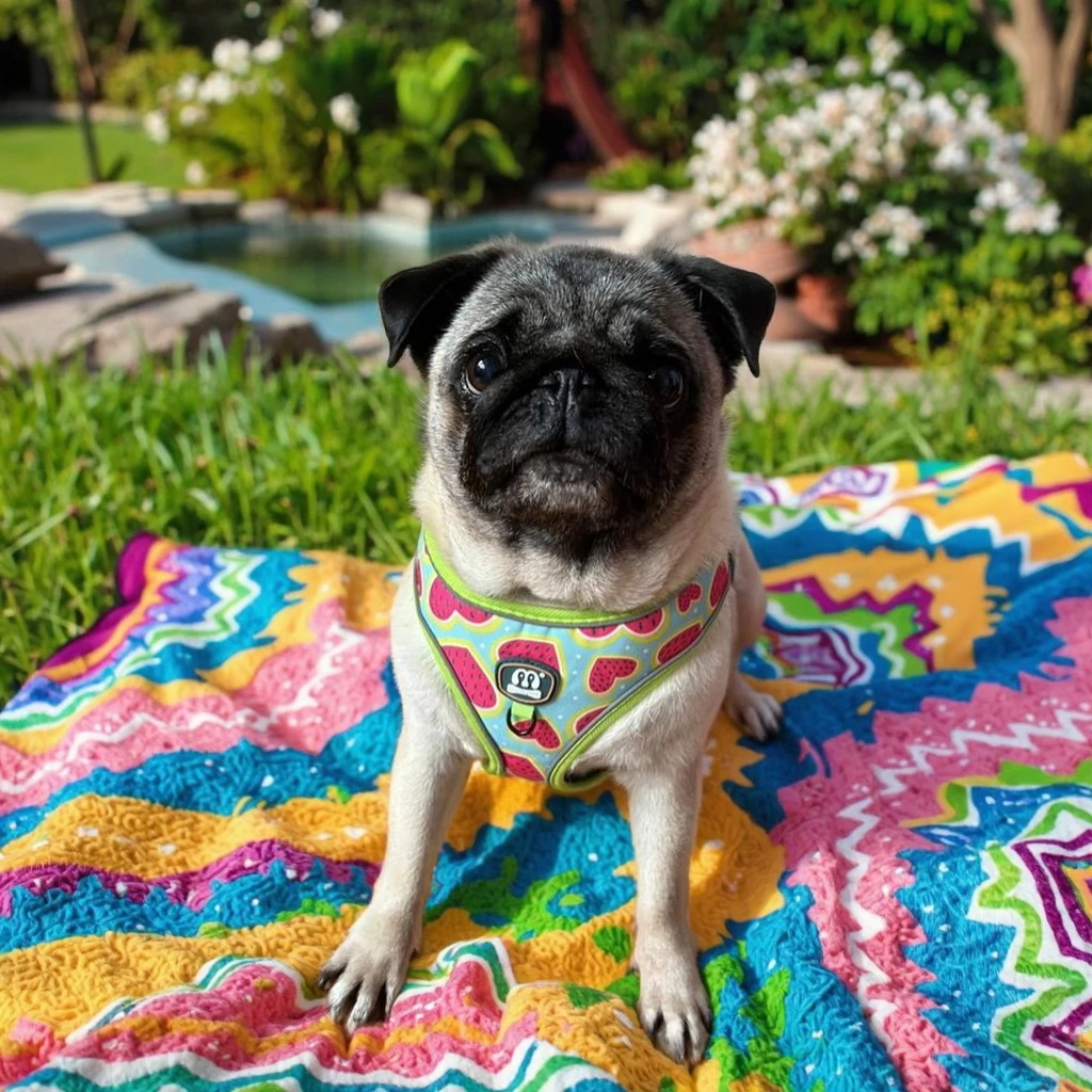 Arnês para Cães com Suporte para Saco Coletor para Passeio - Imagem 5