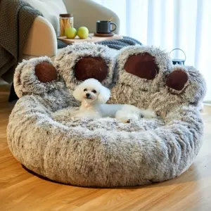 cama sofá para cães e gatos pata de urso