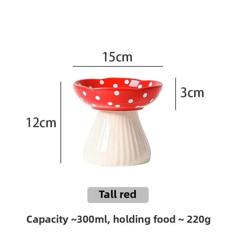 Tigela de Cogumelo para Gatos de Resina Ergonômica com Base Antiderrapante - Image 6
