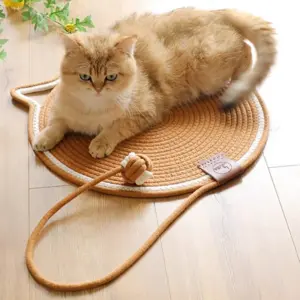tapete arranhador para gatos de algodão