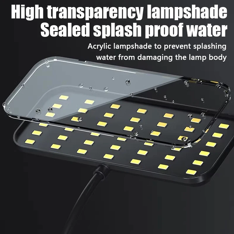 Lâmpada LED para Aquário 13W com 42 LEDs e Braço Flexível - Imagem 4