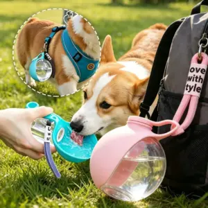 garrafa de água para cães e gatos