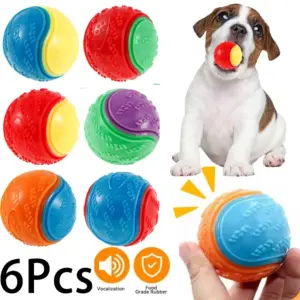 bolas squeaky para cães tpr