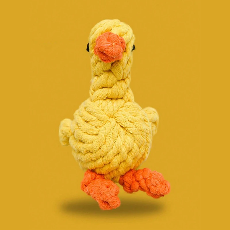 Brinquedo para Cães Pequenos e Médios de Corda de Algodão com Nós - Imagem 4