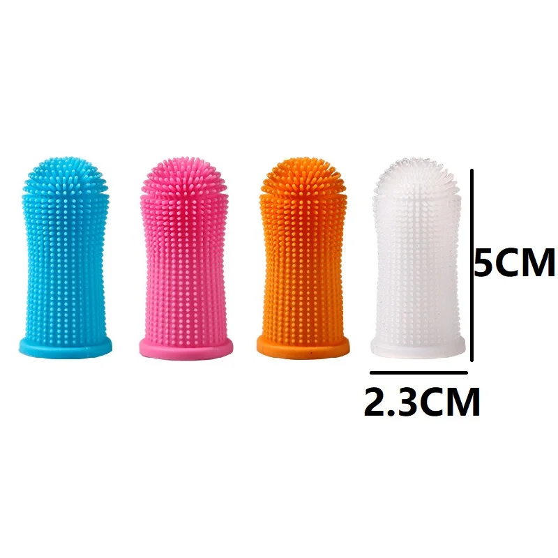 Escova de Dentes para Cães e Gatos Pequenos Kit com 3 Peças - Imagem 2