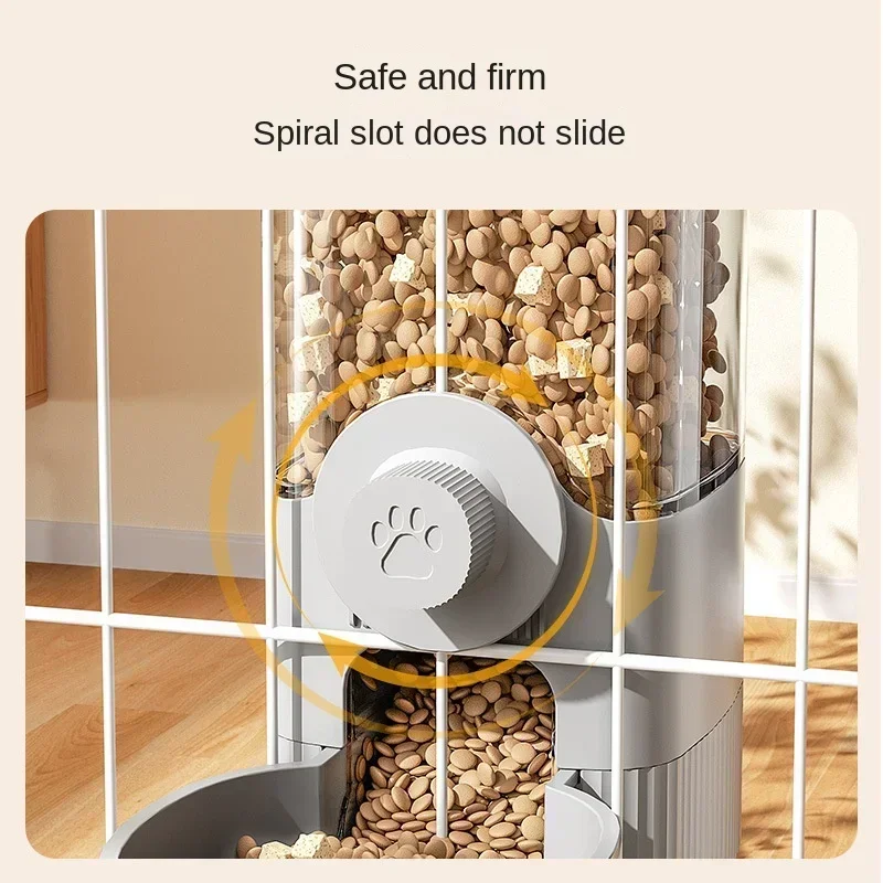 Alimentador Automático para Cães e Gatos de Gravidade Pendurar na Gaiola - Image 3