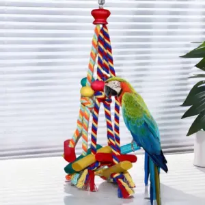 brinquedo para pássaros de corda