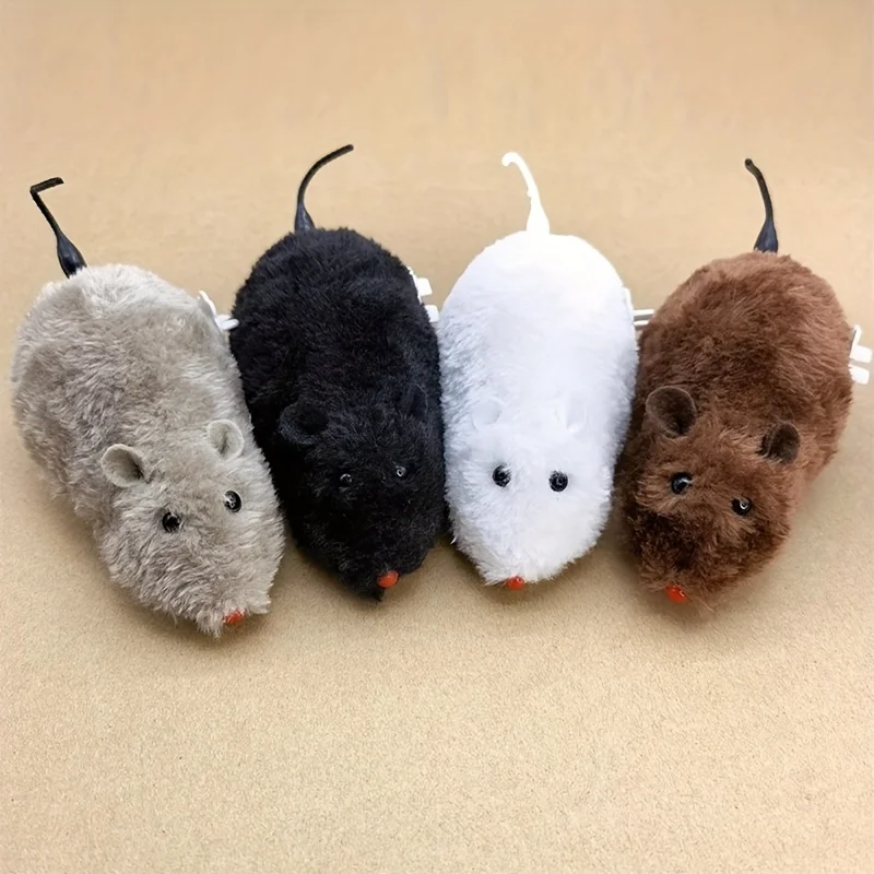 Brinquedo de Pelúcia Rato para Gatos e Cães Mecânico - Image 5