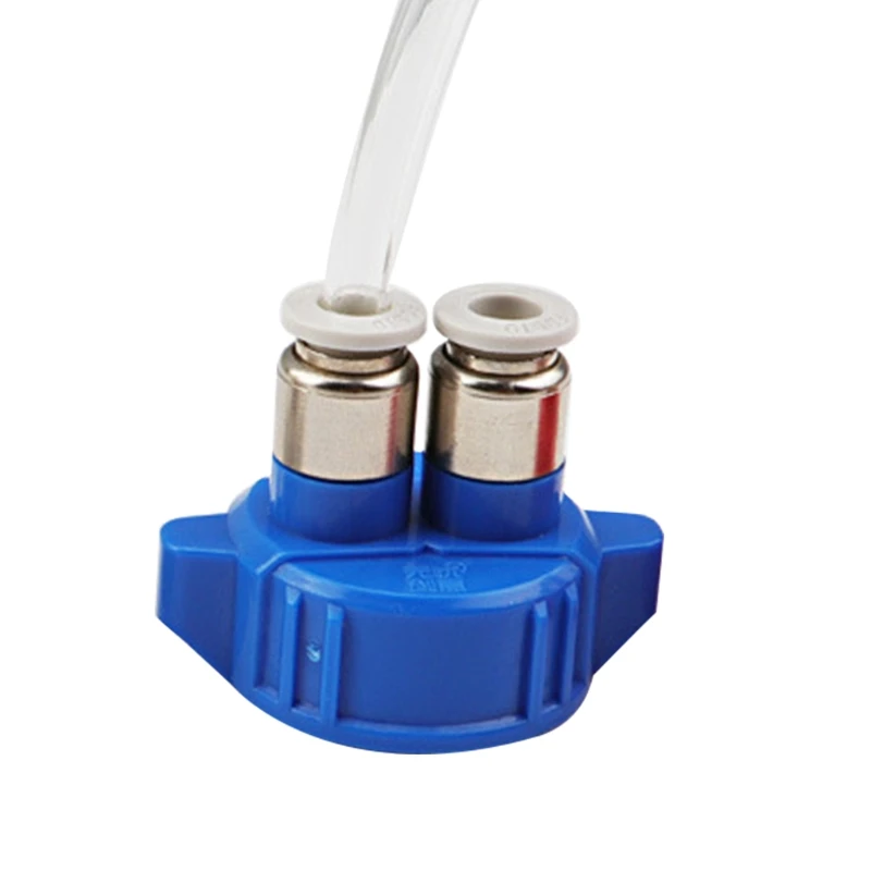 Tampa Reator CO2 para Aquário DIY com Furos para Tubos - Imagem 3