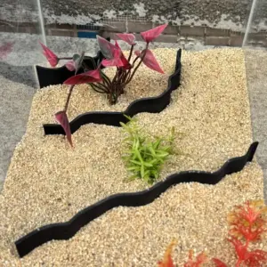 divisória de aquário subterrânea pvc