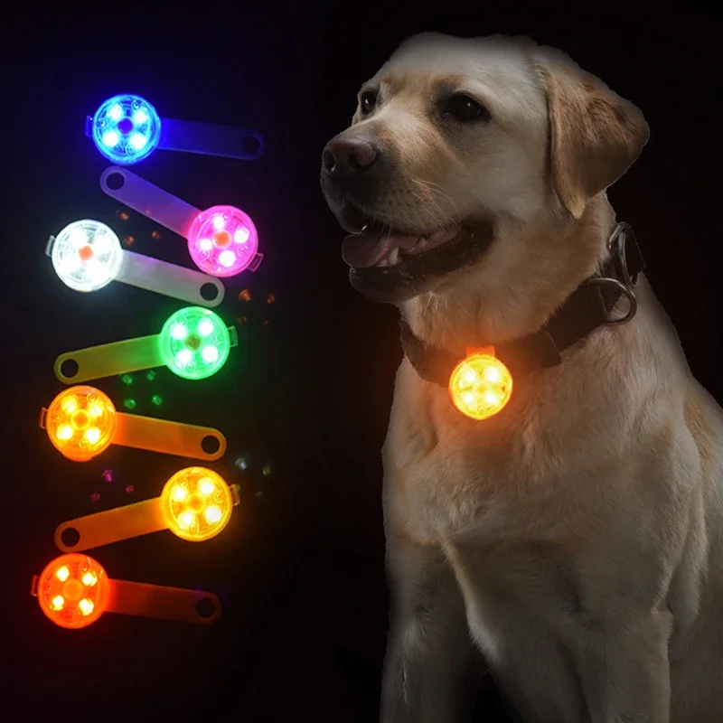 Coleira LED para Cães e Gatos Branca IPX7 com Luz Piscante - Imagem 2