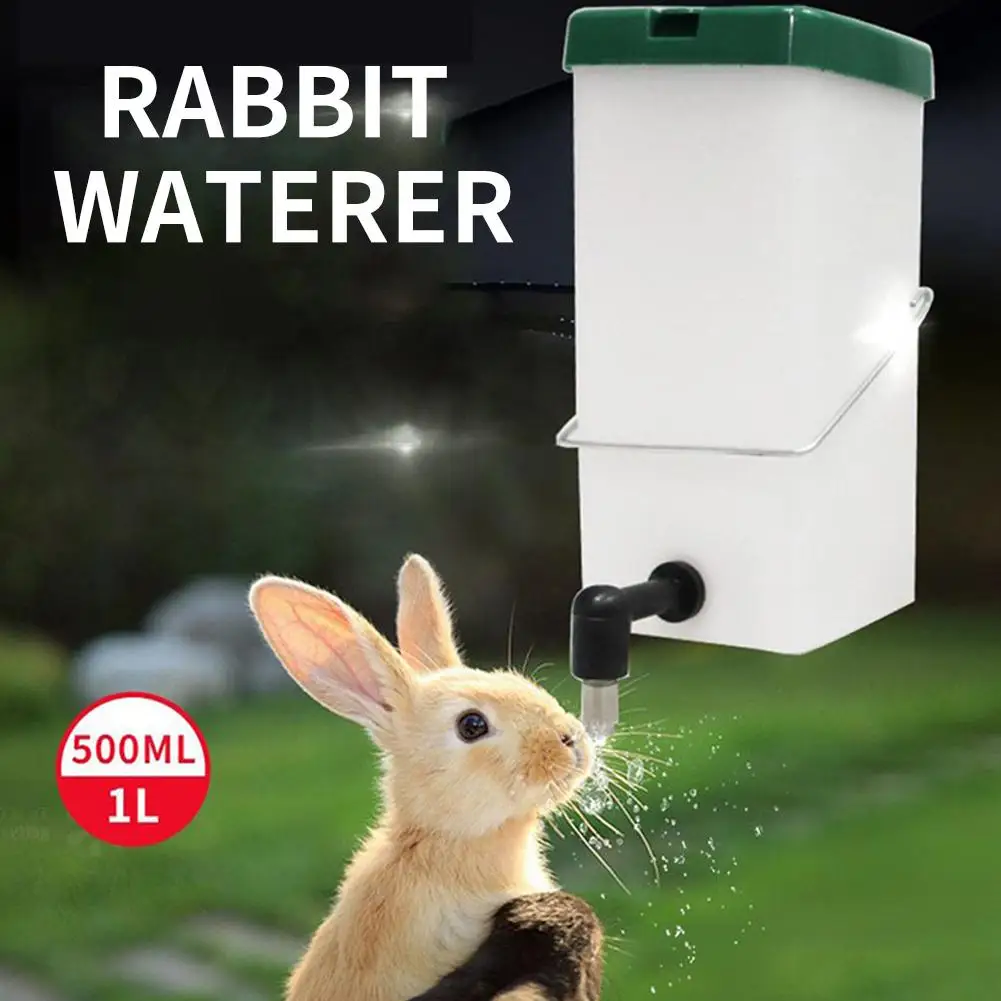 Bebedouro Suspenso para Coelhos e Roedores 500 ml com Bico Antivazamento - Imagem 6