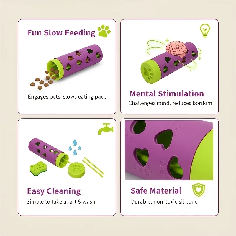 Dispensador de Petiscos para Cães e Gatos Interativo e Destacável - Imagem 4