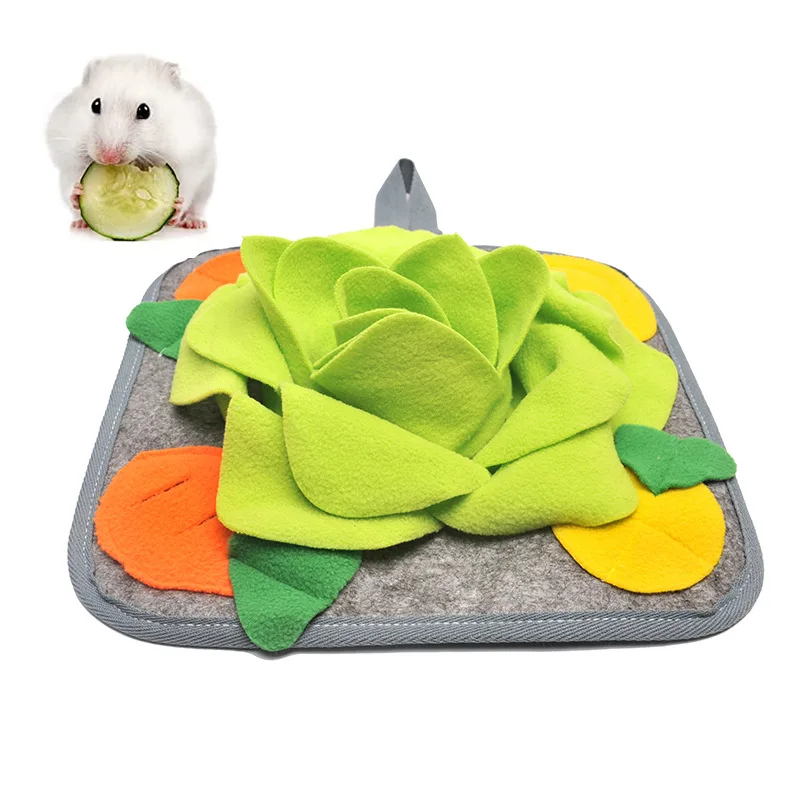 Tapete Olfativo para Cães e Coelhos de Flecee 30x30 cm Lavável - Imagem 2
