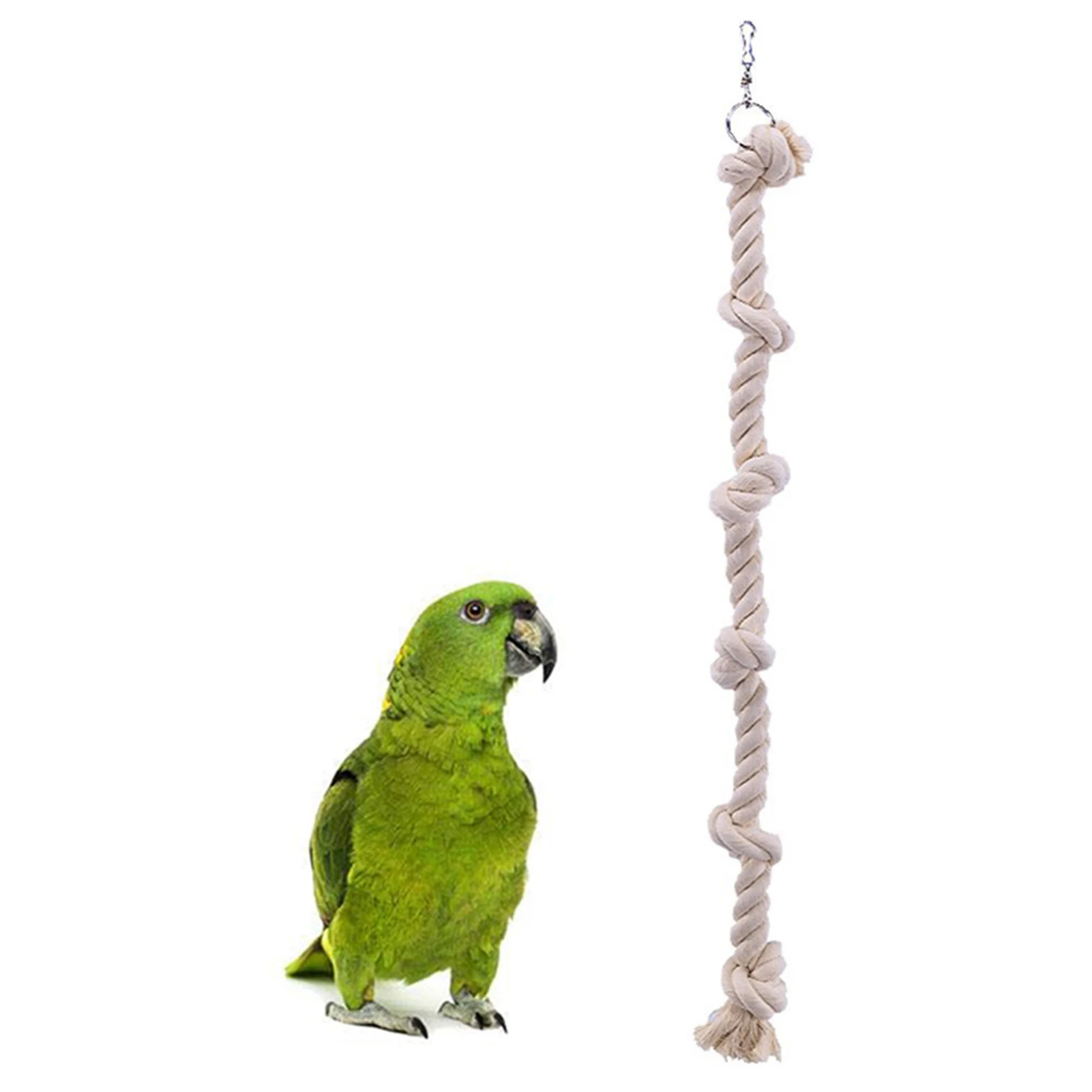 Brinquedo de Escalada para Pássaros de Corda de Algodão 40 cm - Image 2