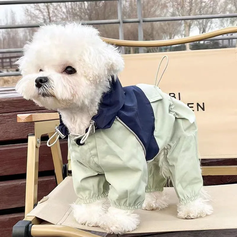 Capa de Chuva para Cães Pequenos e Médios Impermeável - Imagem 2