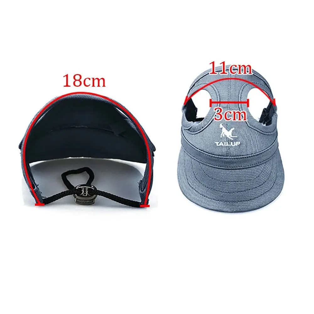 Boné de Beisebol para Cães e Gatos com Viseira Ajustável e Orelhas - Image 6