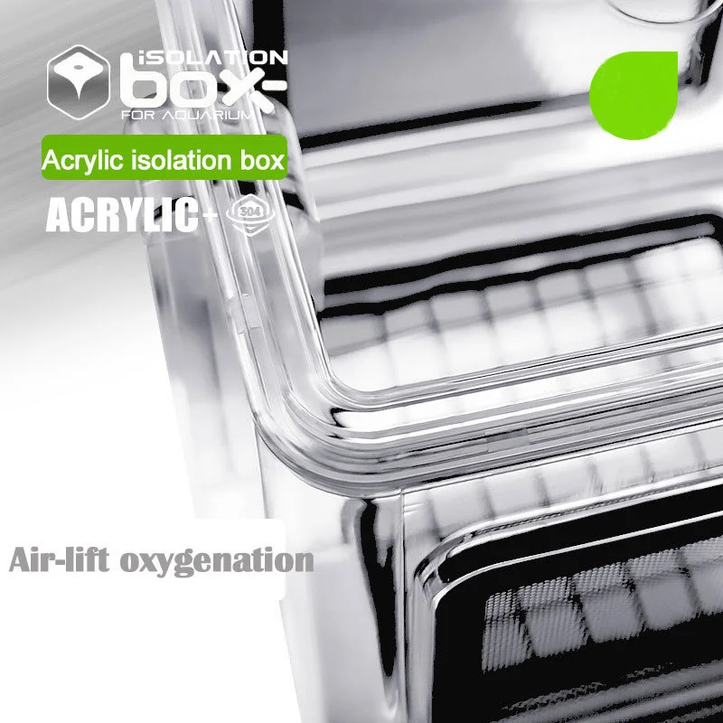 Caixa de Isolamento para Aquário de Acrílico com Malha de Aço Inox - Imagem 3