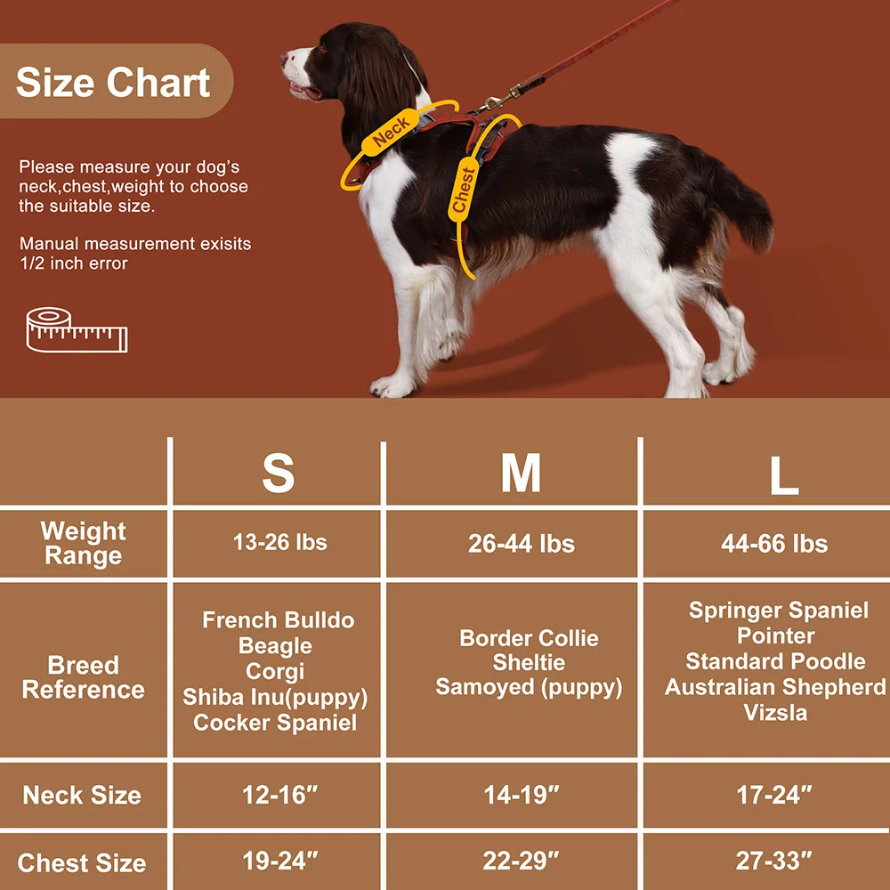 Colete para Cães de Couro PU com Alça de Apoio para Levantar - Imagem 6