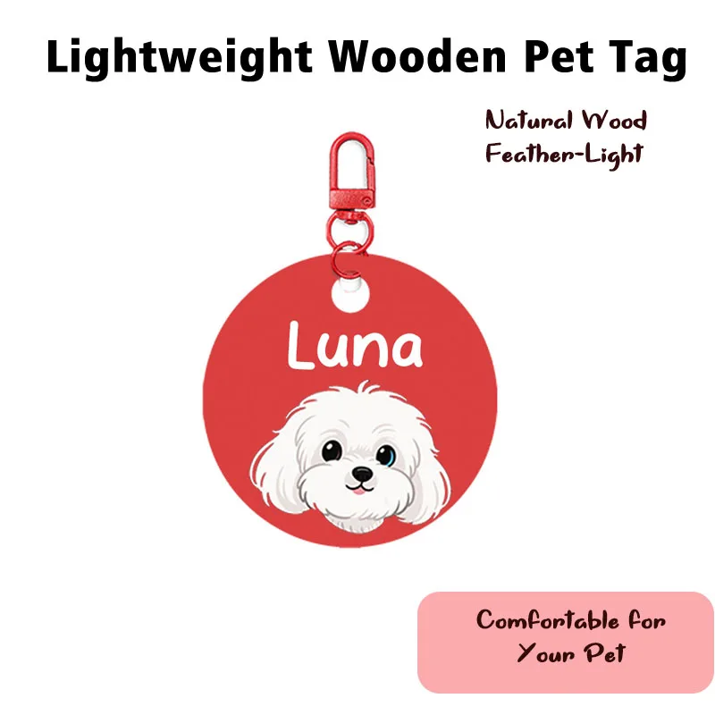 Etiqueta de Identificação para Cães e Gatos Personalizável com Nome - Imagem 5
