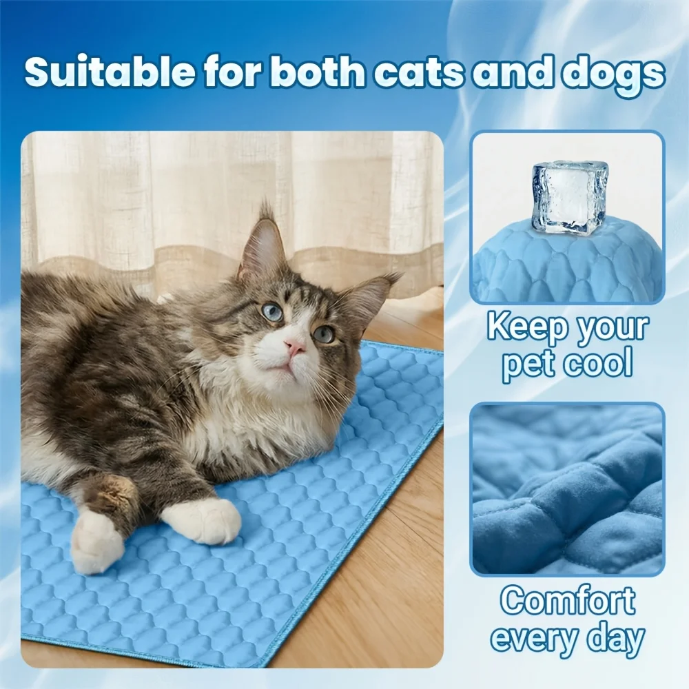 Tapete Gelado para Pets Respirável para Cães e Gatos - Image 3
