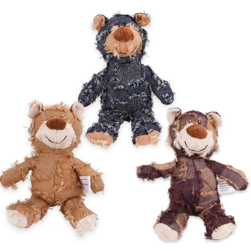Brinquedo de Pelúcia Urso para Cães com Apito Interno - Imagem 3
